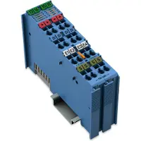 Wago 750-486 4-Kanal-Analogeingang,0/4 ... 20 mA,Single-Ended,blau 750486