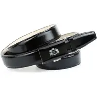 Anthoni Crown Ledergürtel , Damen, Gr. 100, schwarz, Leder, unifarben, Gürtel Ledergürtel, mit filigraner Glas-Schließe