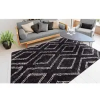 My Home Hochflor-Teppich "Jeana", rechteckig, 27 mm Höhe, retro, Wohnzimmer