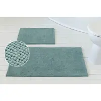 Otto Home Badematte "Kaelan, weicher Chenille", grün, H:14mm, Polyester, Badematten, Badematte, Badvorleger, Badteppich weiches Chenille, pastellfarben, Badezimmer