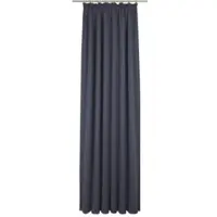 Adam Audio Vorhang ADAM "Uni Collection light, nach Wunschmaß", blau (dunkelblau), B:142cm H:385cm, Baumwolle (Bio-Baumwolle), Gardinen, Vorhang, aus 100% Bio-Baumwolle, Vorhang nach Wunschmaß
