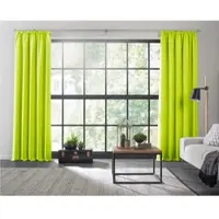 Wirth Vorhang "Dim out", grün (limone), B:142cm H:245cm, Polyester, Gardinen, Vorhang, nach Maß