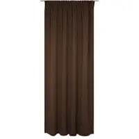 Wirth Vorhang "Newbury", braun, B:130cm H:345cm, Baumwolle, Polyester, Gardinen, Vorhang, nach Maß
