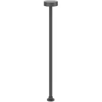 Wever & Ducre Sockelleuchte aussen Pola 2.1, schwarz, Aluminium, Außenleuchte