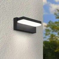 Longlife LED Außenwandleuchte Angle 12W anthrazit RAL 7016 - Lichtfarbe: 4000K - Bewegungsmel...