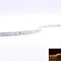 Longlife LED Strip 12V LED Streifen 5M 4,8W/m 60LED/m 8mm - Lichtfarbe: Warmweiß 3000K - Schu...