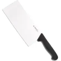 Johannes Giesser Messerfabrik Giesser Hackmesser, chinesiche Form, Zum Schneiden und Hacken von Gemüse, Kräutern und Fleisch, 1 Stück, Klingenlänge: 21 cm