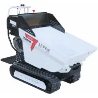 Seven Italy TH500 KM178-E Raupendumper mit hydraulischer Kippmulde 500 kg Hydrostatischer Antrieb
