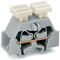 Wago 261-351/342-000 Platzsparende 4-Leiter-Endklemme,beidseitig mit Drücker,ohne seitlich überstehenden Rastfuß,grau 261351342000 - 50 Stück