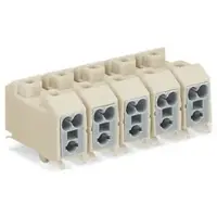 Wago 272-133/230-000 Netzanschlussklemme,ohne Drücker,mit Rastfüßen,weiß 272133230000 - 500 Stück