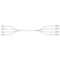 EFB Elektronik O8391.1OM3 U-DQ(ZN) BH OM3 50/125μm ST/LC 24G 1,0m O83911OM3