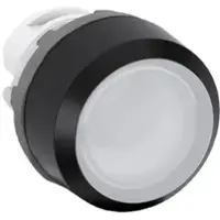 ABB MP9-1245 Leuchtdrucktaster weiss “AUF“, flach, tastend, Frontring:, Kunststoff schwarz beleuchtbar 1SFA611199R1245 - 10 Stück