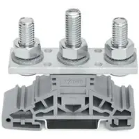Wago 885-308 Bolzenklemme,seitliche Beschriftungsaufnahmen,für Tragschiene 35 x 15 und 35 x 7,5,grau 885308 - 15 Stück