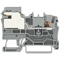 Wago 2202-7111 1-Leiter-Potentialausgleichsklemme,2,5 mm2,Push-in CAGE CLAMP,grau 22027111 - 50 Stück