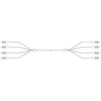 EFB Elektronik O8211.1 U-DQ(ZN) BH OM1 62.5/125μm ST/ST 4G 1,0m O82111