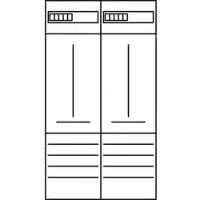 Eaton 230794 Zählerfeld, 2-feldrig, vorbereitet, Version Z26A1054 ZSD-Z26A1054