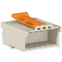 Wago 2091-1523/020-3000 1-Leiter-Stiftleiste,Push-in CAGE CLAMP,1,5 mm2,lichtgrau 209115230203000 - 200 Stück