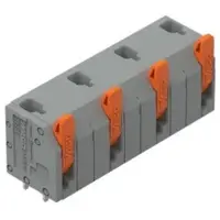Wago 2601-3504 Leiterplattenklemme,Hebel,1,5 mm2,grau 26013504 - 50 Stück