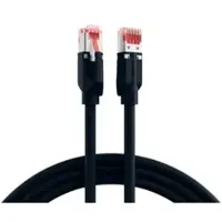 EFB Elektronik K0700SW.7,5 RJ45 Patchkabel Cat.7 S/FTP LSZH TM21 schwarz 7,5m K0700SW75