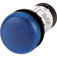Eaton 121648 Leuchtmelder, flach, Schraubanschluss, Linse blau, LED blau, 230 V AC C22-L-B-230