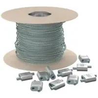 Obo Bettermann OBO 1450093 Quick-Wire-Set mit 100 Seilschlössern 2x150000mm, St, G