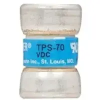 Eaton TPS-60 Sicherungseinsatz, Telekomm., 60 A, DC 170 V, 14 x 22 mm, UR TELPOWER FUSE TPS-60 TPS60 - 10 Stück