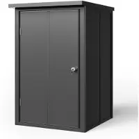 PRIMEYARD 84 x 84 cm Gartenschrank, anthrazit - (GFPV00929)