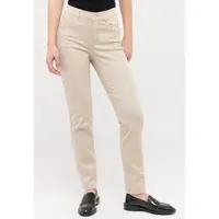 ANGELS Slim-fit-Jeans "CICI", Damen, Gr. 36, Länge 30, beige (beige used), Denim/Jeans, Obermaterial: 92% Baumwolle, 6% Polyester, 2% Elasthan, slim fit lang, Jeans Slim-fit-Jeans, mit Stretch-Anteil