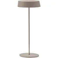 ROSSINI ILLUMINAZIONE Inemuri Tragbare Tischleuchte Cipria LED 2,2 W 2700 K IP54, wiederaufladbar über USB, integrierter Touch-Dimmer –