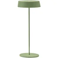 ROSSINI ILLUMINAZIONE Inemuri tragbare grüne LED-Tischleuchte 2,2 W 2700 K IP54, wiederaufladbar über USB, integrierter Touch-Dimmer –