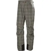 Helly Hansen Men's Legendary Insulated Ski Pants pebble broxburn plaid aop (757) S