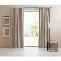 LeGer By Lena Gercke Gardine "LADINA" Gr. 4, beige (sand beige), B:140cm H:245cm, Polyester, Polyester, , Gardinen, Gardine, blickdicht, gewebt, verschiedene Größen, Bestseller, Topseller
