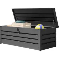 PRIMEYARD 175 x 79 cm Gartenbox, anthrazit - (GFPV01024)