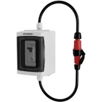 Doktorvolt Adapter 230V Stecker auf 230V Kupplung mit Sicherung C16 1P DV-2513-AZ-230V