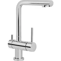 Evenes Spültischmischer Salsa 3-Wege mit Zusatzanschluss für filtriertes Wasser, Ausladung 203 mm, verchromt - 93 168 15