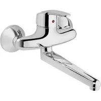 Heinrich´s Wand-Spültischmischer Nizza Schwenkauslauf, Ausladung 245 mm, chrom - Z078801-00010