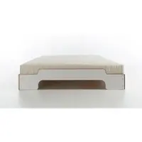 Müller Stapelliege Komfort weiß, Designer Rolf Heide, 143x27.5x0 cm