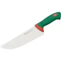 Sanelli Tranchiermesser, grüner Griff, Küchenmesser mit Edelstahlklinge, Klingenlänge: 21 cm