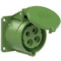 Pce 324-10 CEE-Anbausteckdose gerade (70x70mm) 32A 4p 10h IP44/IP54 32410
