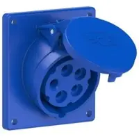 Pce 415-9f9 CEE-Anbausteckdose schräg (92x100mm) 16A 5p 9h IP44/IP54 4159f9
