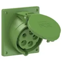 Pce 425-10f9 CEE-Anbausteckdose schräg (92x100mm) 32A 5p 10h IP44/IP54 42510f9