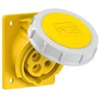 Pce 4142-4f78 CEE-Anbausteckdose schräg (70x85mm) 16A 4p 4h IP67 41424f78