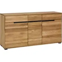 Home affaire Sideboard , braun, B:162,5cm H:82,5cm T:40,5cm, Holz teilmassiv, Sideboards, Sideboard