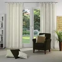 Wirth Vorhang "Dangard" Gr. 2, beige (natur), B:135cm H:175cm, Polyacryl, Polyester, Gardinen, Vorhang