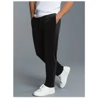 Trigema Jerseyhose "Nicki Hose mit praktischen Eingrifftaschen", Herren, Gr. S, Normalgrößen, schwarz, Jersey, 80% Baumwolle, 20% Polyester, Basic, Hosen Jerseyhose