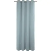 Wirth Vorhang "Torbole" Gr. 3, blau, B:132cm H:225cm, Jacquard, Baumwolle, Polyester, Gardinen, Vorhang
