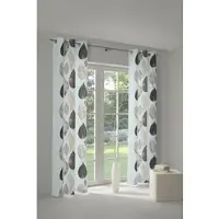 Wirth Vorhang "Marek" Gr. 5, grau, B:145cm H:255cm, Polyester, Gardinen, Vorhang