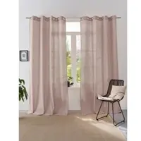Otto Home Vorhang "Linsdorf" Gr. 2, grau (taupe), B:140cm H:225cm, Polyester, Gardinen, Vorhang, Leinenstruktur