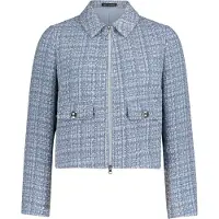 Betty Barclay Blazer-Jacke langarm in Blau/Weiß | Gr.: 46