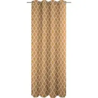 Adam Audio Vorhang ADAM "Maroccan Shiraz" Gr. 3, gelb (curry), B:145cm H:225cm, Jacquard, Baumwolle (Bio-Baumwolle), Gardinen, Vorhang, aus 100% Bio-Baumwolle